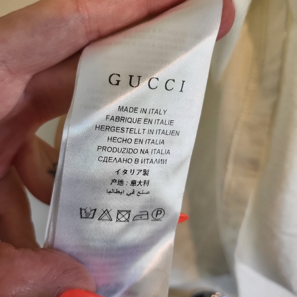 Gucci Tie Up Sequence Shirt - Picture 3 of 4